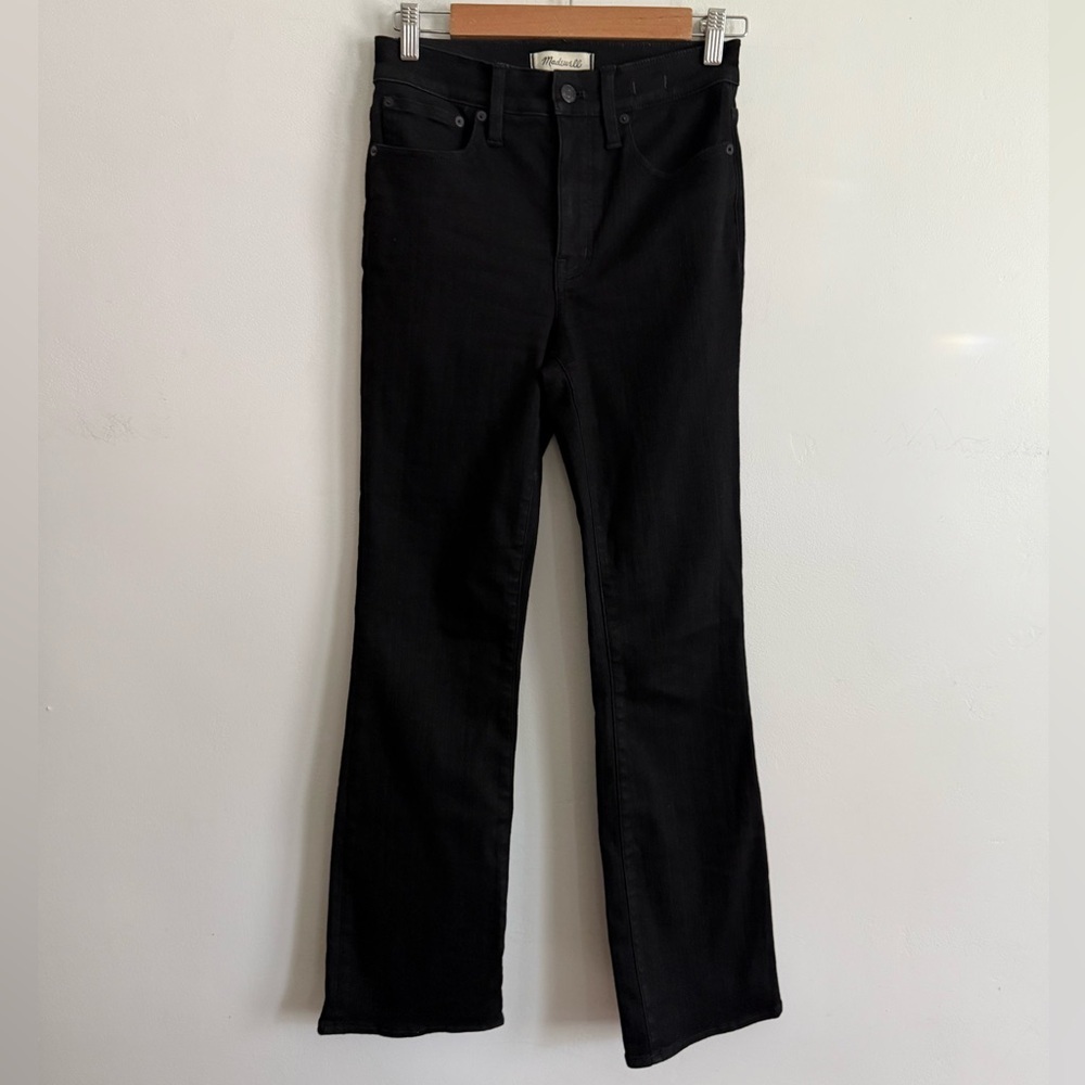Madewell Black Flare Jeans